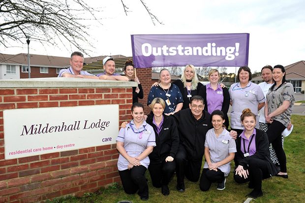01 Mildenhall Lodge rated outstanding by care watchdog LR
