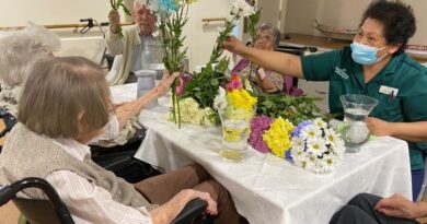Local Care Home Embraces Flower Power