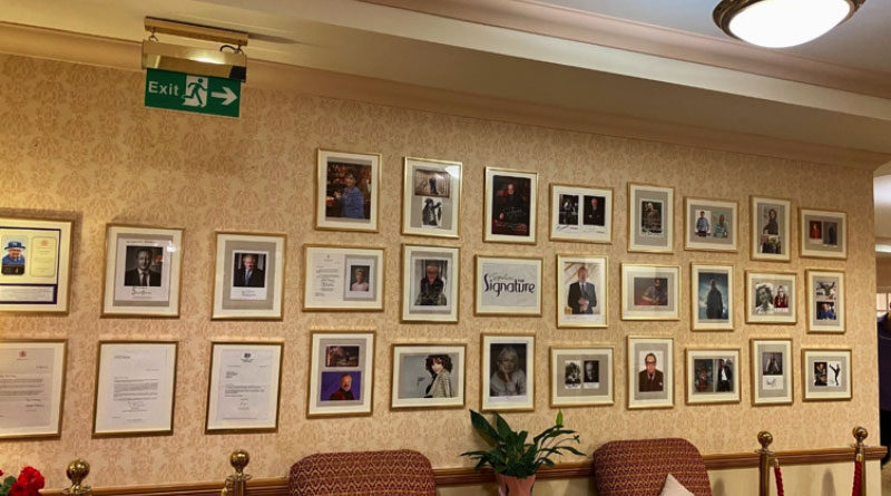Celebrities Send a Signature to Signature at Eastbourne in A Show of Dementia Support