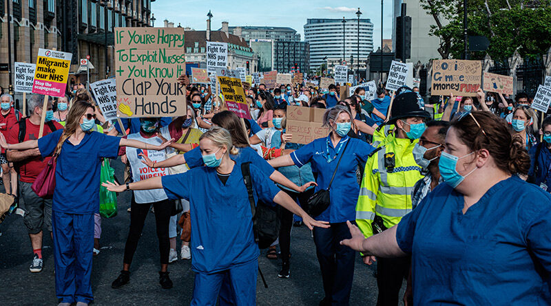 NHS Strike Protest