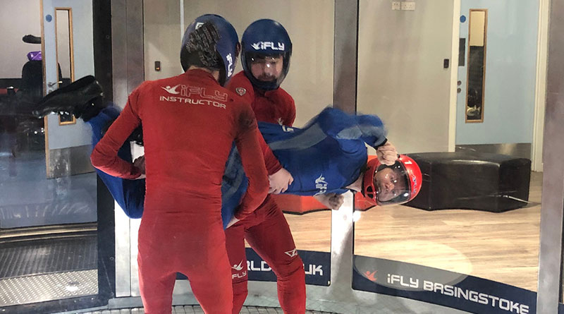 Army Veteran Left Injured After Iraq Mortar Attack “Flies” During Indoor Skydive