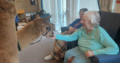 Welcome Surprise at Scarborough Home as Furry Friends Come to Visit Residents