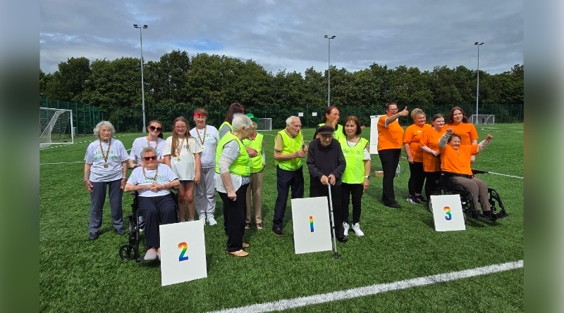 Greenock Care Home Residents and Colleagues Go for Gold at Local Care Home Olympics