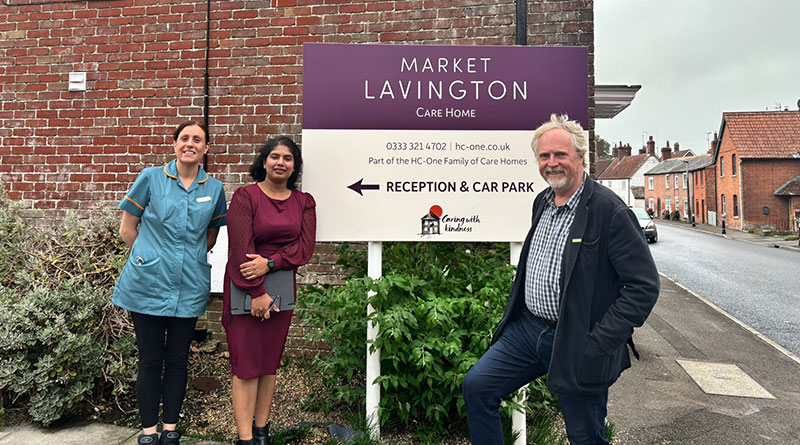 Market Lavington Care Home Welcomes Melksham and Devizes MP Dr Brian Mathew