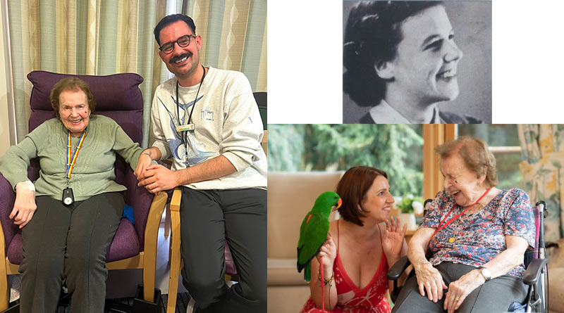 105-Year-Old Woman Celebrates Milestone Birthday At South Croydon Care