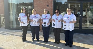 Local Care Home Staff Walk For Charity