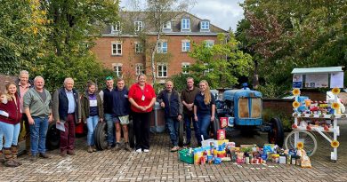 Farmers Stage Tractor Display To Thank Care Home Residents For Food Bank Help