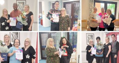 Plenty To Celebrate As Colleagues At Leeds Care Centre Mark Combined Work Service Of 110 Years