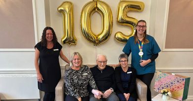 Essex Care Home Centenarian Celebrates 105th Birthday With A Party And TV Visit