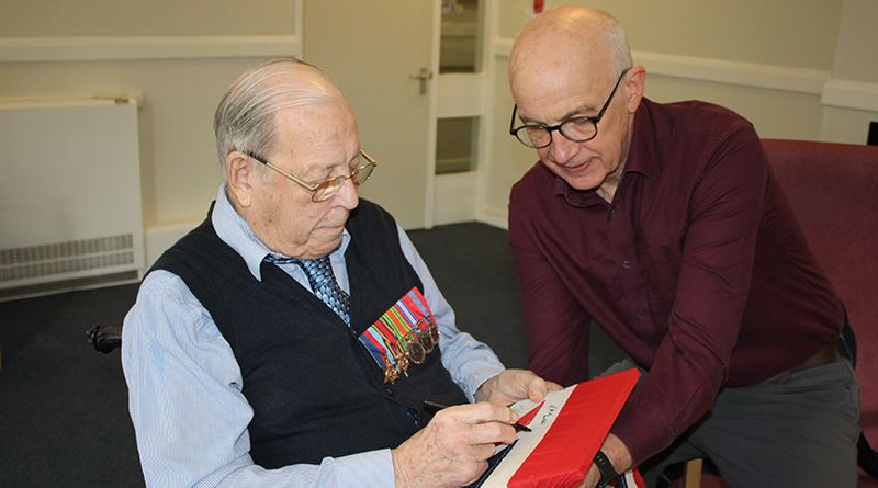 103-Year-Old Burma Star Veteran Honoured in Special Ceremony at Lime Court