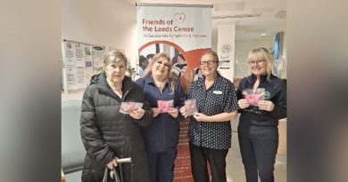 Greenholme House Care Home Presents Palliative Care Hearts to Leeds Cancer Centre