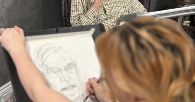 Students Draw on Experience for Care Home Portrait Competition