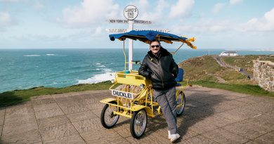 Paul Chuckle MBE Completes ‘Thank you’ Tour of the UK at Land’s End