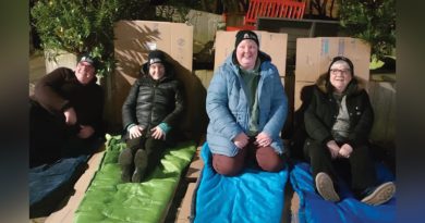 Saltburn Care Home Staff Brave The Cold For Homeless Veterans