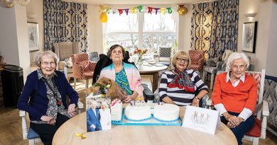 Birthday Joy Cheers Betty, 106, and Daphne, 100, at Winchester Care Home