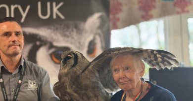 TLC Cooperscroft Care Home Hosts Birds of Prey Event for the Community
