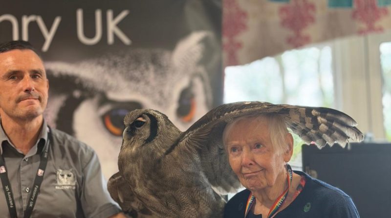 TLC Cooperscroft Care Home Hosts Birds of Prey Event for the Community