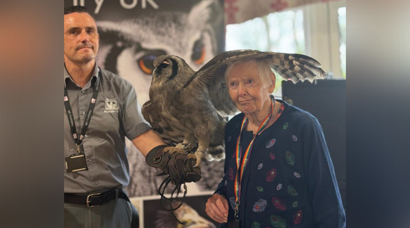 TLC Cooperscroft Care Home Hosts Birds of Prey Event for the Community