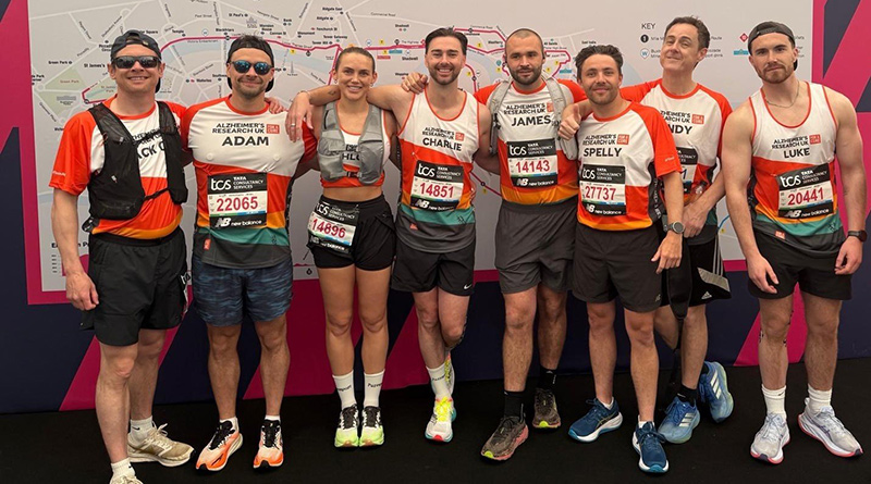 Pauline Quirke’s Son Charlie and Team Complete the London Marathon for Alzheimer’s Research UK