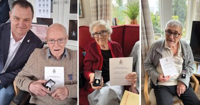 MOD Armed Forces Badges Presented to Kirklees Care Home’s Veterans