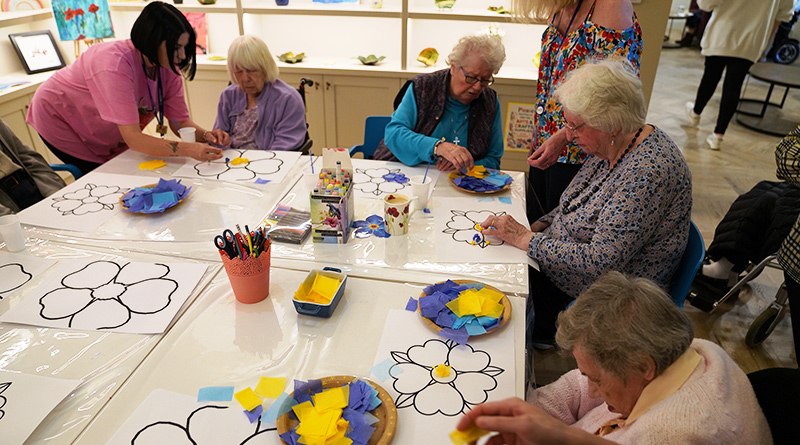 Animals, Art and Music Help Royal Star & Garter Residents Mark Dementia Action Week