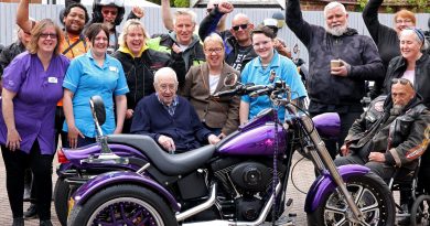 Local Motorbiking Community Rallies Together for Parkstone Care Home Resident’s Special Wish