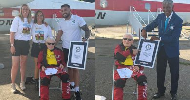 Eastham Care Home Resident Harry Soars to Success with Record-Breaking Wing Walk for Charity