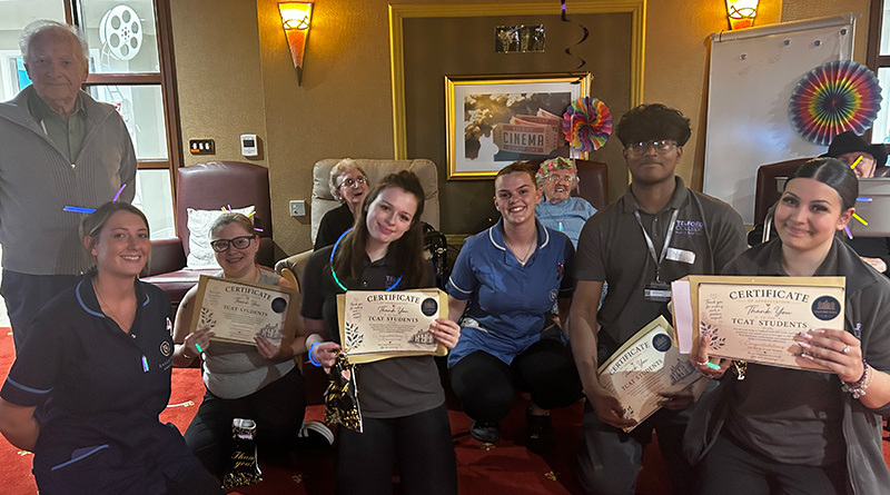 Telford College Students Make Lasting Memories During Placement At Local Care Home