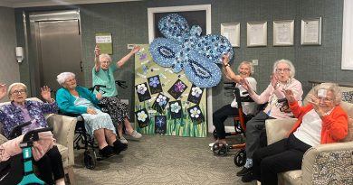 Care Home Residents Create Seven Foot Butterfly Artwork for Dementia Awareness