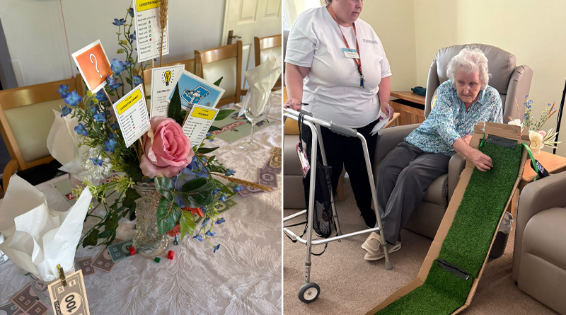 Derbyshire Care Home ‘Rolls’ Into Summer with Cheese Rolling, A Pop-Up Clothes Shop and Monopoly-Themed Dinner