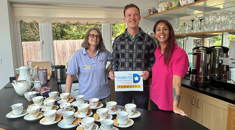 Hitchin MP Alistair Strachen Visits Milford Lodge to Congratulate Dementia in Care Awards Finalists