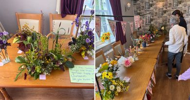 Derbyshire Care Home Hosts Community Flower Show for Residents and the Local Community