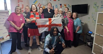 Combination of Fundraisers Including One with World Cup Theme at Stafford Home Help to Raise Over £600