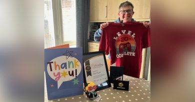 Paul Celebrates 20 Years at Work, Showing What People with Learning Difficulties Can Achieve