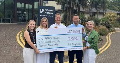St Peter’s Hospice Celebrates Jeff Way Group As Fundraising Milestone Tops £250,000