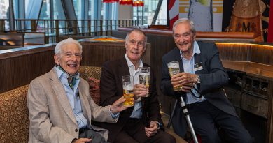 Signature at Hendon Hall Residents Meet Sir Geoff Hurst at Retro World Cup Event