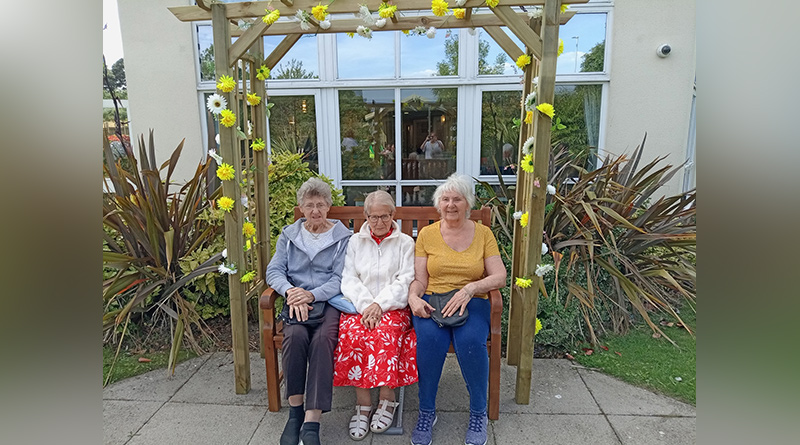 Hartford Court Residents Enjoy Garden Makeover After Activity Coordinator Wins £1,500 Prize