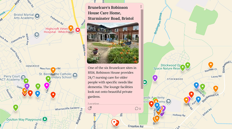 Brunelcare and University of Bristol Students Create Community Maps to Connect Residents With Local Opportunities