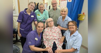 Poole Care Home Resident’s Special Reunion with Hospital Colleagues