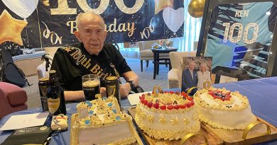 WWII Soldier Celebrates 100th Birthday at Worthing Care Home