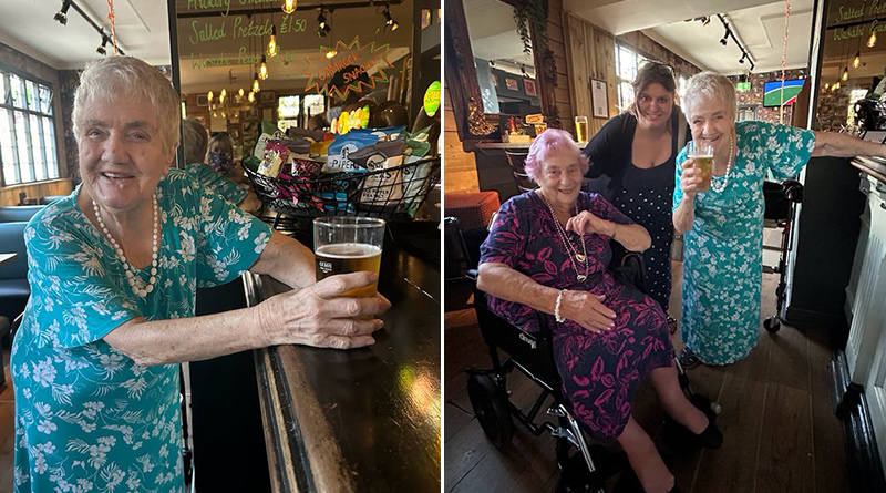 Dream of Pulling a Pint Comes True For Resident at Leamington Spa Home as Part of Seize the Day Initiative