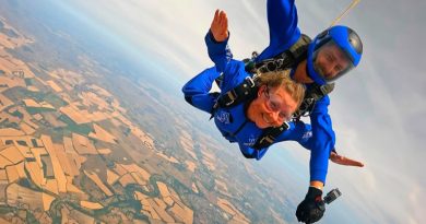 Heanton Nursing Home Team Skydives to Raise for Dementia UK