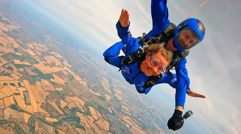 Heanton Nursing Home Team Skydives to Raise for Dementia UK