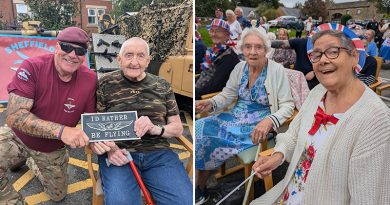 Wakefield Care Home Celebrates Veterans with Wartime Memories, Military Vehicles and Music