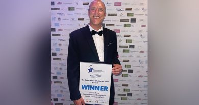 Heathlands Chef Crowned Winner at Care Awards