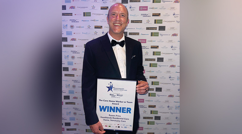 Heathlands Chef Crowned Winner at Care Awards