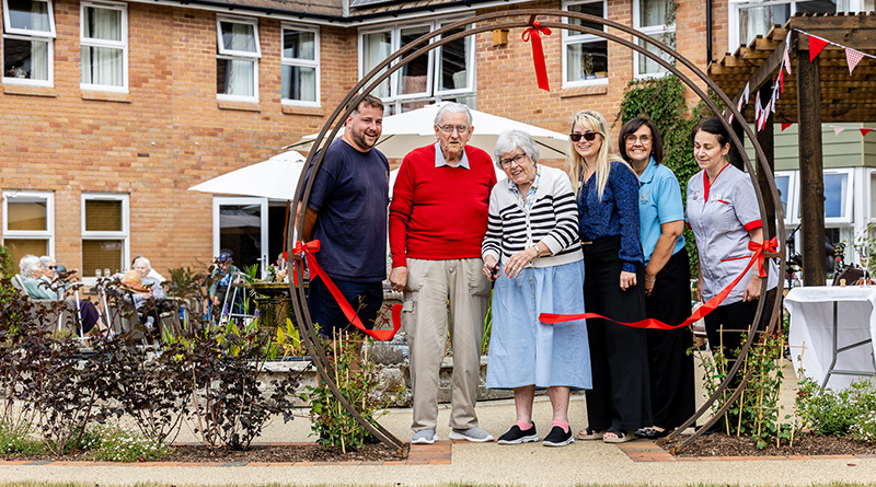 All Looking Lovely in Care Home’s New Garden