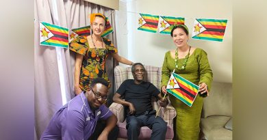 Staff Bring a Little Piece of Zimbabwe to Care Resident