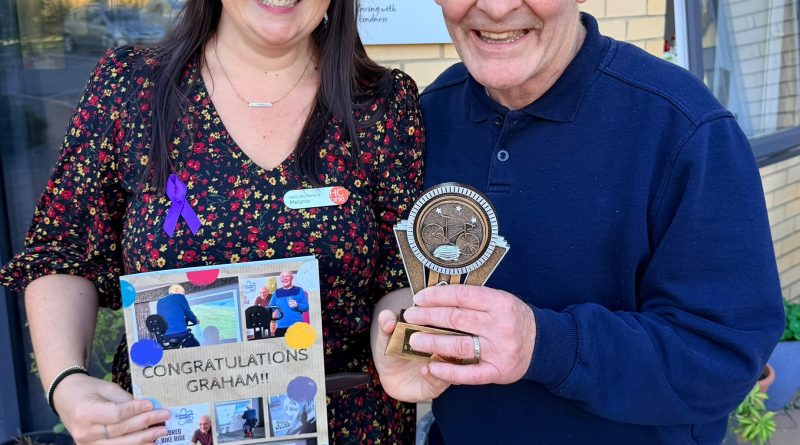 Thorn Springs Resident Gets Back in the Saddle to Raise £479 for Alzheimer’s Society